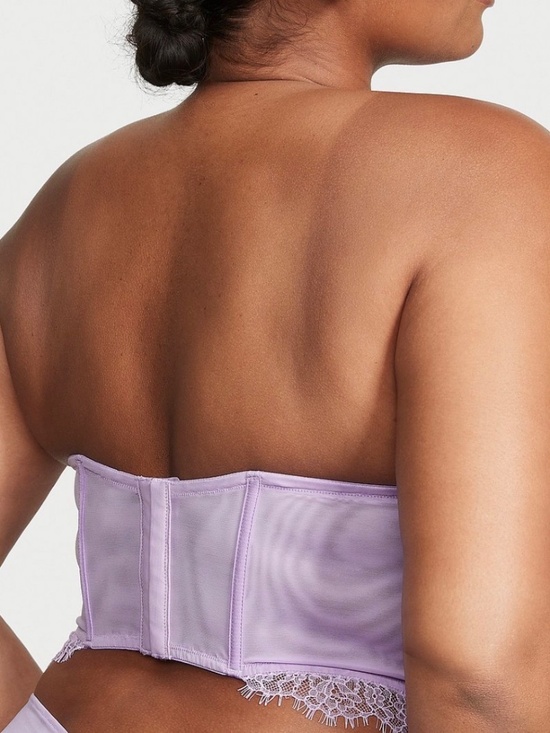 Victoria’s Secret Dream Angels Strapless Corset Top | Small | Floral Embroidery - Picture 3 of 9